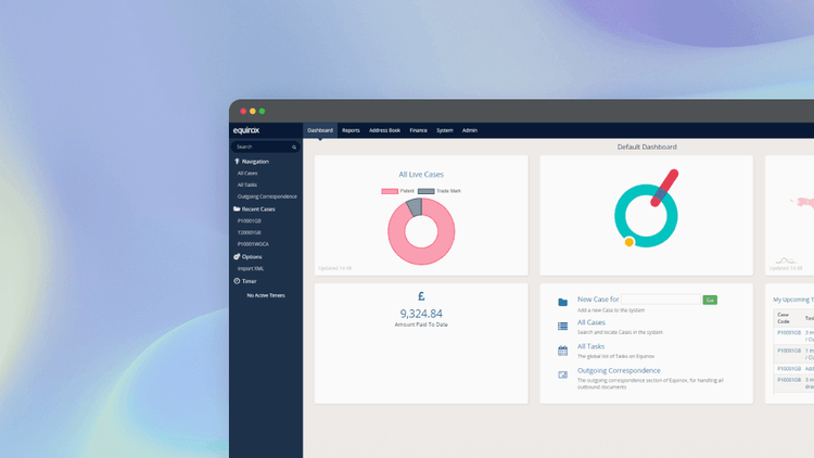 screenshot of Equinox Corporate